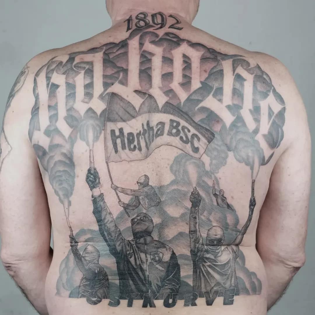 Hertha BSC Tattoo von Vengic